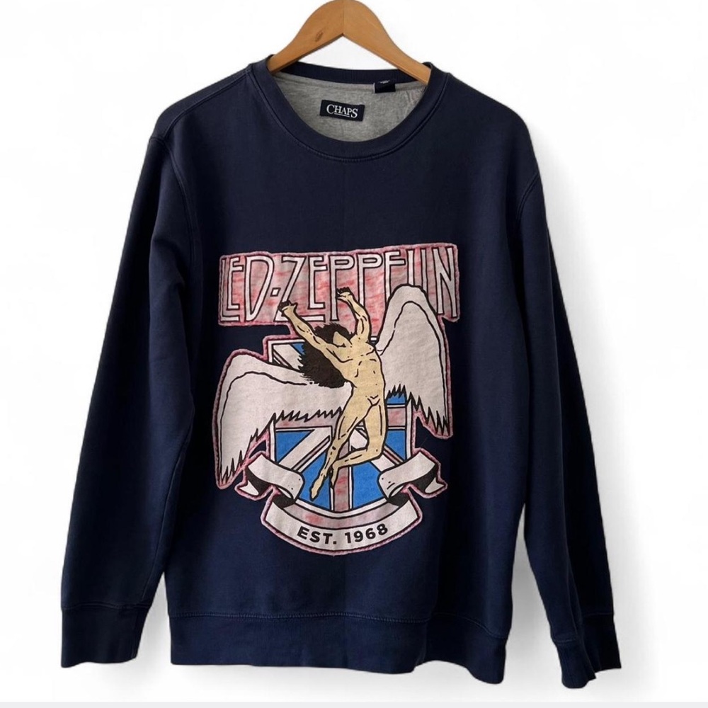 Reworked Patchwork Led Zeppelin Sweatshirt